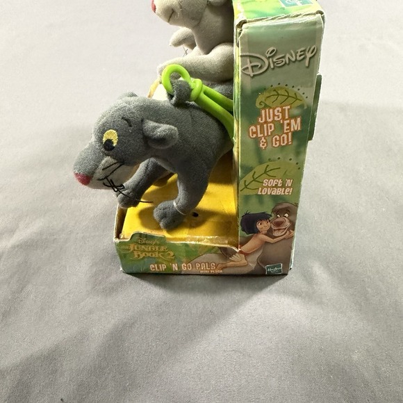 Vintage New in Box Hasbro Disney Clip 'N Go Pals The Jungle Book 2 Mini Plush - Picture 7 of 9